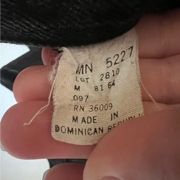 VTG Men’s Large 80s Calvin Klein Black Jean Jacket Core Basics MTV Clubbing - Picture 9 of 9